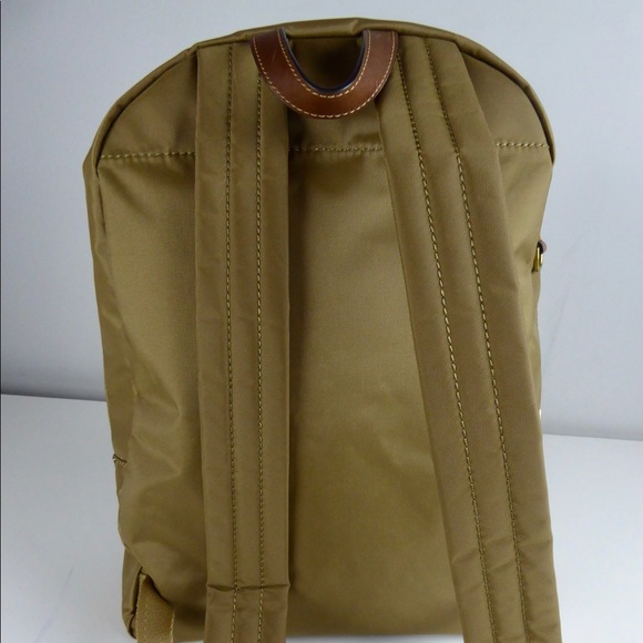 Frye Ivy Backpack Nylon Leather Brass Zippers NWT - Picture 3 of 8